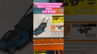 I'm your tool deal finder..Makita lawnmower with 4 4AH Battery for only $295 #trending #tools #deals