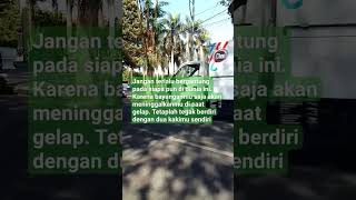 mandiri dan berdikari... percaya kemampuan sendiri