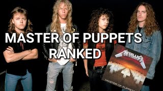 Metallica's Master Of Puppets Ranked Worst To Best