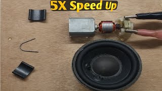 New Idea Dc Motor 5x Speed Upgrade