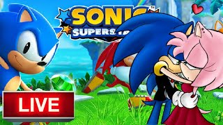 Make Up Stream! | SonAmy PLAYS Sonic Superstars! *LIVE*