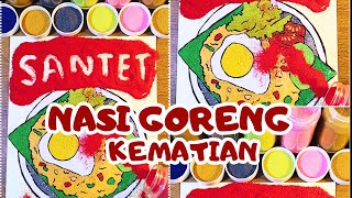 Pengalaman Horror DiSantet Pakai Nasi Goreng‼️Mewarnai Gambar Dengan Pasir Sambil Bercerita #podcast