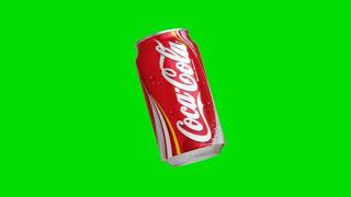 Coca Cola Can | Green Screen Background