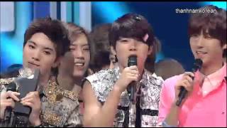 130728 Today's Winner is INFINITE @ Inkigayo #Destiny3rdWin