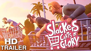 Slackers - Carts of Glory | GAMEPLAY TRAILER | co-op game & PC