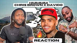 Chris Brown - Hmmm (Visualizer) ft. Davido | UNIQUE REACTION