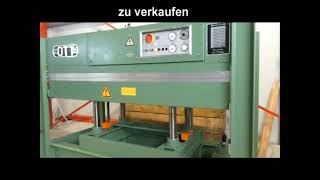 Veneer press / Furnierpresse OTT JU 2511/70 - by kauz maschinenhandel -