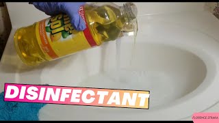 How To Clean Bathroom Sink With Pine-Sol Lemon Fresh | Clean | Disinfect | Deodorize