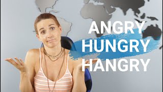 ANGRY l HUNGRY l HANGRY - Pronúncias e Significados 🤓