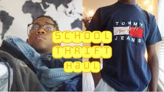 MENS BACK TO SCHOOL THRIFT HAUL 2018