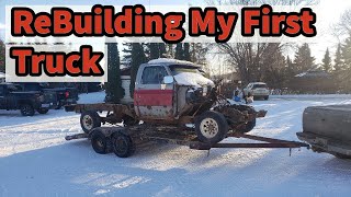 Square Body Duramax Frame Swap  [ep1]  Prepping frame and cab