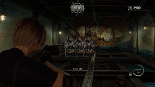 Resident Evil 4 Remake Shooting range 2-C S rank  4/4 skulls