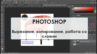 Видеоконференция   Photoshop  Вырезание, копирование, работа со слоями  Ответы на вопросы