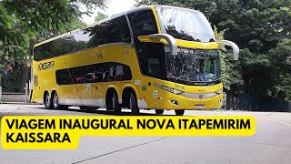 VIAGEM INAUGURAL NOVA ITAPEMIRIM KAISSARA SÃO PAULO x CURITIBA-PR RODOVIÁRIA DO TIETÊ SP