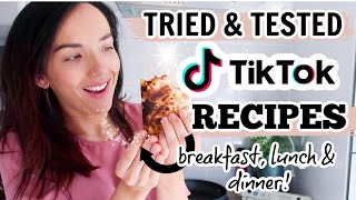 Trying TIKTOK recipes ALL DAY!