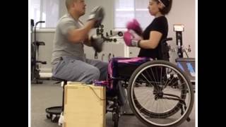 100 punch combo in 28 sec-DPI Adaptive Boxing Fitness