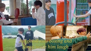 Jimin is Jungkook's Boxing Partner // #jikook #jimin #jungkook