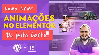 DEIXE O LAYOUT DO SEU SITE MAIS INTERESSANTE USANDO ANIMAÇÕES NO ELEMENTOR.