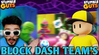 Stumble Guys Live Block Dash Teams | stumble Guys Live Now | Block Dash Rush