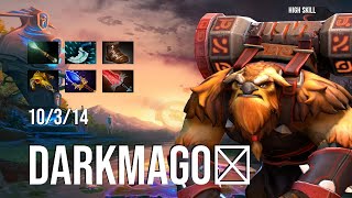 Dota 2 Pro Gameplay   DarkMago♡   Earthshaker   10 3 14   High Skill Dota 2 / Mid