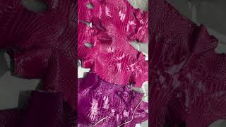 Hermes Alligator Fuchsia and Rose Scheherazade Shiny from France Tannery