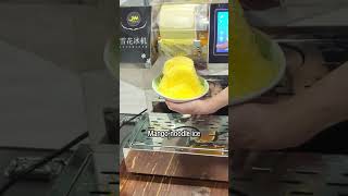 Air-cooled and heat-dissipating snow and ice machine produces fine ice #bingsu #machine #snowflakedb