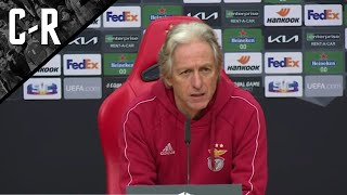 Benfica vs Arsenal | Jorge Jesus | Last 32 | Europa League | 2020/21 | UEL Presser