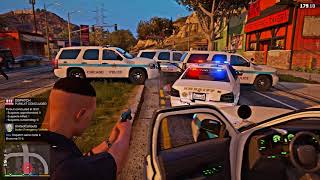 LSPDFR: POLICE CHASE ENDS IN DEADLY SHOOTING