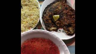 Mouthwatering Fish Grill|Briyani|Seafood recipe|salad|#shorts