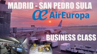 Air Europa B787-8 Business Class Madrid-San Pedro Sula