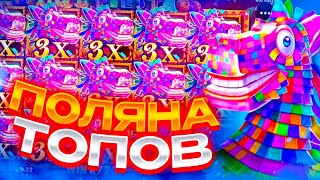 ЗАКРЫЛ ПОЛЯНУ ТОПОВ В ОДНОМ СПИНЕ! Заносы недели в Hot Fiesta!