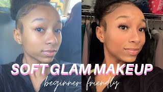 NATURAL SOFT GLAM MAKEUP ROUTINE | *no foundation*