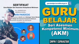 Pengimbasan Program Guru Belajar Seri AKM // Asesmen Kompetensi Minimum