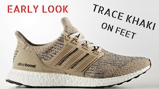 EARLY LOOK Adidas Ultra Boost 3.0 Trace Khaki - ON FEET