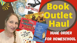 Huge New Book Outlet Haul | WWII | Kids Books | Teen Books and more!