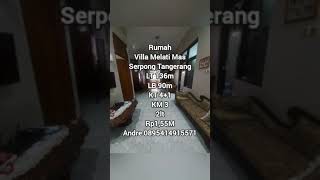 Rp1,55M #VillaMelatiMas #Serpong #VillaMelatiMasSerpong