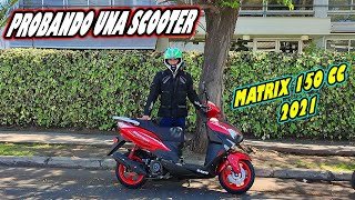 Moto Scooter Matrix 150 - (chiquitita pero poderosa)