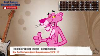 🎸 The Pink Panther Theme - Henri Mancini Guitar Backing Track