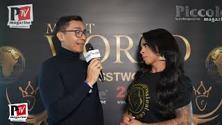 Intervista alla miss Thayla Santos al Miss T World 2024