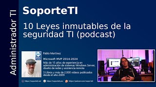 10 Leyes inmutables de la seguridad informática podcast