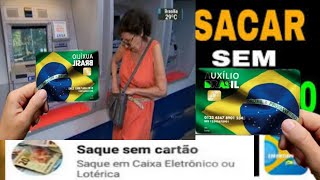 ✅ Como sacar o auxílio Brasil no caixa eletrônico sem cartão { passo a passo }