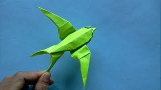 How to make Origami Bird swallow  (sipho mabona)