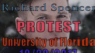 Richard Spencer Protest at the University of Florida, October 20,2017