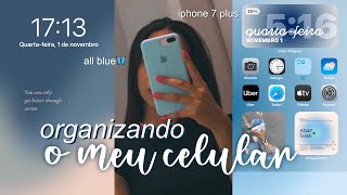 Organizando o meu celular iPhone 7 Plus 📲 #iphone