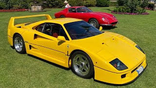 UNE F40 JAUNE!!! 💛💛💛 CAVALCADE & MILLE MIGLIA