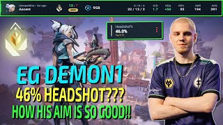 46% HS?! EG Demon1 NEEDS TO BE STOPPED!! *How to Carry on Jett*