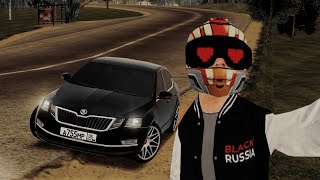 Хасан на Skoda Octavia🔥🖤Black Russia🖤