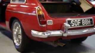 1969 Red MGC GT at jusstcarss, Folkestone