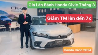 Giá lăn bánh Honda Civic tháng 3/2024 | Giá bán xe Honda Civic mới 2024 | Bán trả góp Honda Civic