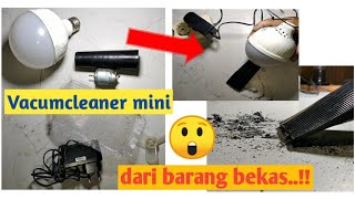 cara membuat vacum cleaner dengan mudah/dinamo#dinamo #vacumcleaner #tutorial